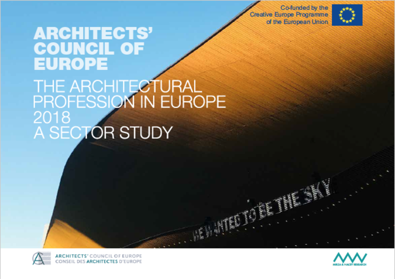 La profession d’architecte en Europe 2018